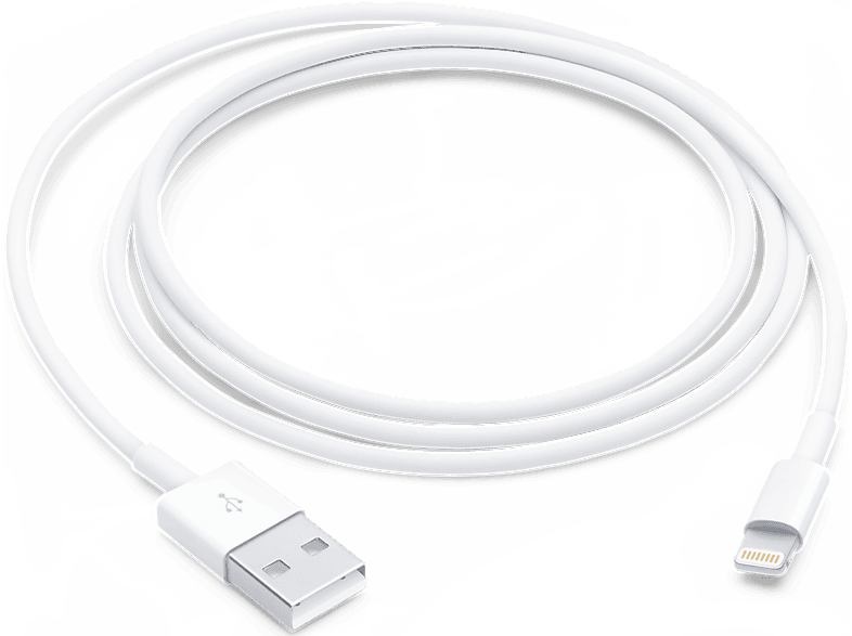 APPLE MUQW3ZM/A - Lightning auf USB Kabel, 1 m, Weiss