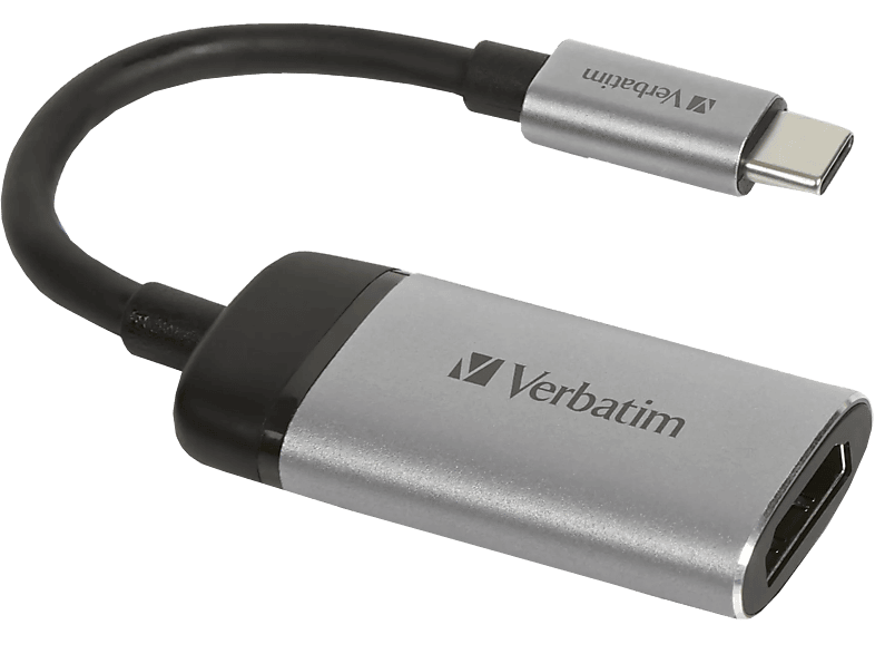 VERBATIM USB-C / HDMI 4K Adapter, Grau
