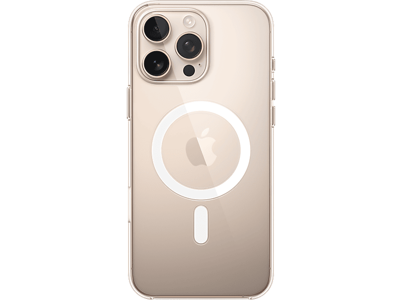 APPLE Clear Case mit MagSafe, Backcover, Apple, iPhone 16 Pro Max, Transparent