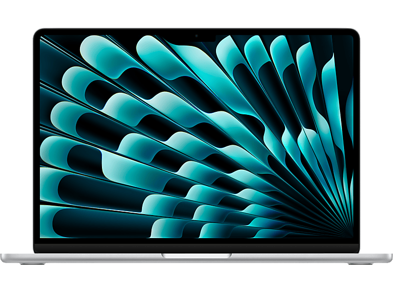APPLE MacBook Air (2025) M4, Notebook, mit 13.6 Display, Apple M-Series M4 Prozessor, 16 GB RAM, 256 SSD, GPU, Silver, macOS