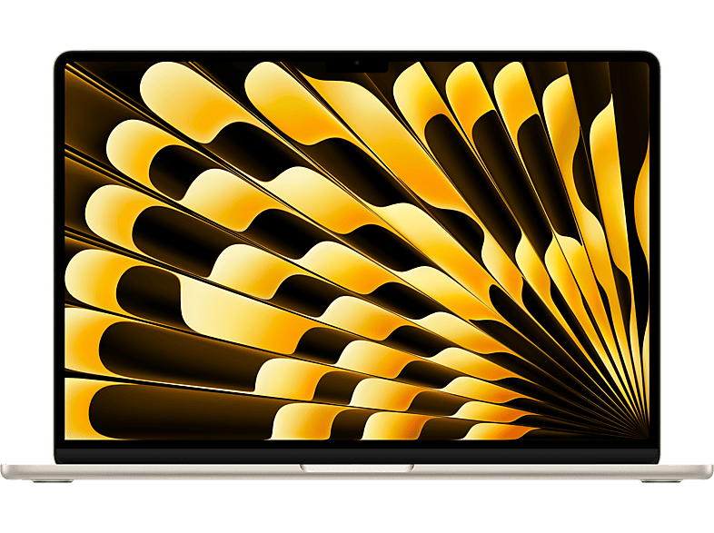 APPLE MacBook Air (2025) M4, Notebook, mit 15.3 Display, Apple M-Series M4 Prozessor, 24 GB RAM, 512 SSD, GPU, Starlight, macOS