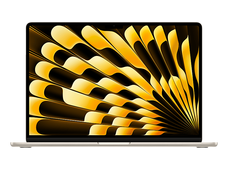 APPLE MacBook Air (2026) M5, Notebook, mit 15.3 Display, Apple M-Series M5 Prozessor, 16 GB RAM, 1 TB SSD, GPU, Starlight, macOS