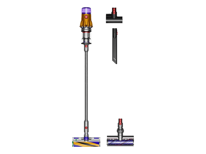 DYSON V12 Detect Slim Absolute Kabelloser Staubsauger, Akkubetrieb, 545 W
