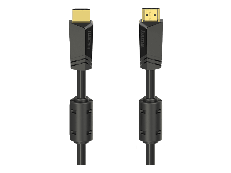HAMA 205009 HS HDMI 4K M/M 10M - HDMI-Kabel (Schwarz)