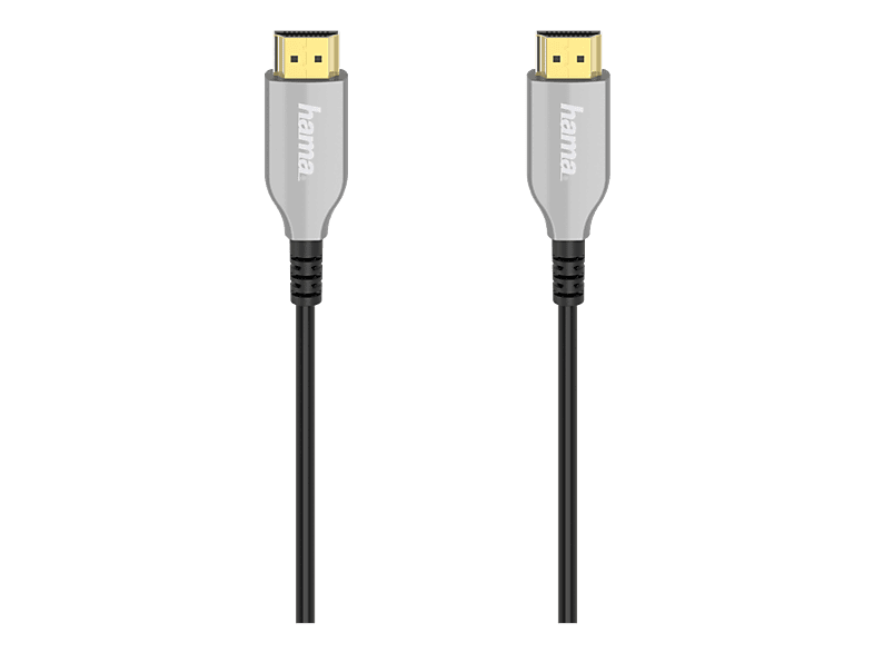 HAMA 205275 HDMI OPT 4K M/M 15M - HDMI-Kabel (Schwarz)