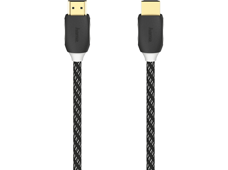 HAMA 00205444 - HDMI-Kabel (Schwarz/Grau)