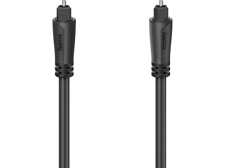 HAMA 00205136 CABLE OPT M/M 5M - Audio-Lichtleiter-Kabel (Schwarz)