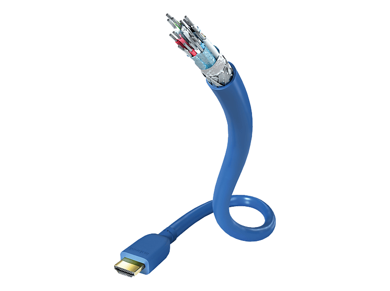 INAKUSTIK 924210 - HDMI-Kabel (Blau)