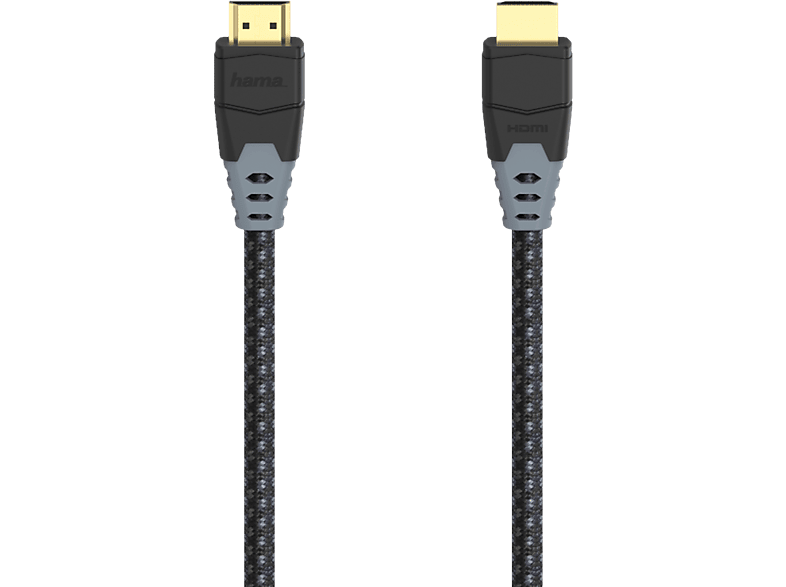 HAMA 00205445 - HDMI-Kabel (Schwarz/Grau)