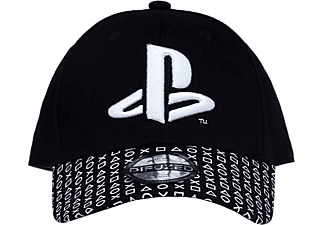 DIFUZED Sony - PlayStation - Logo Baseball Cap - Kappe (Schwarz/Weiss)