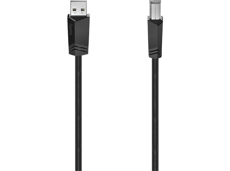 HAMA 200603 - USB-Kabel, 3 m, 480 Mbit/s, Schwarz