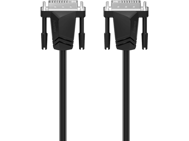 HAMA 00200706 - DVI-Kabel, 1.5 m, Schwarz