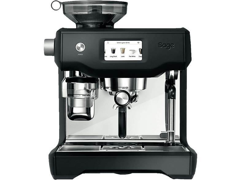 SAGE the Oracl Touch - Espressomaschine (Trüffelschwarz)