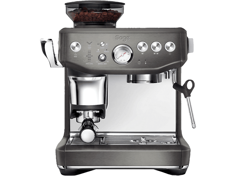 SAGE the Barista Express Impress - Espressomaschine (Schwarzer Edelstahl)
