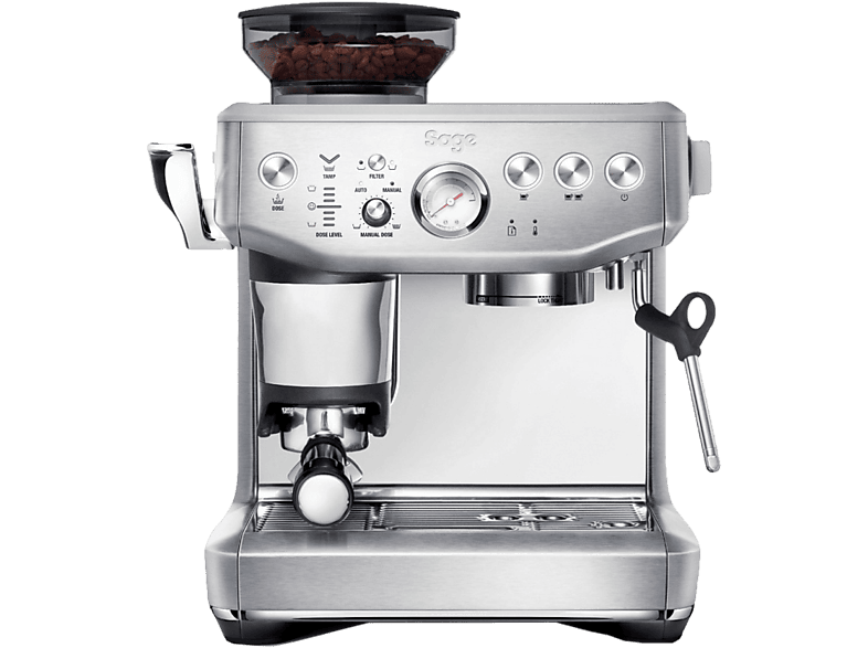 SAGE the Barista Express Impress - Espressomaschine (Gebürstetes Edelstahlgrau)