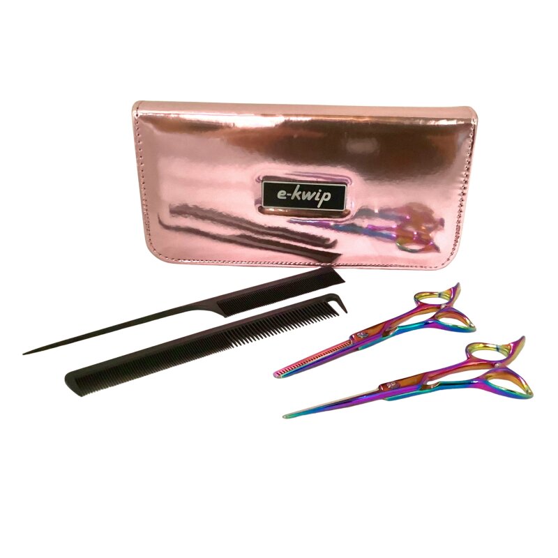 HS Schere e-kwip Starter Set Color (HS 5,5',Mod.HS 30Z 5,5',2Kämme,Tasche)