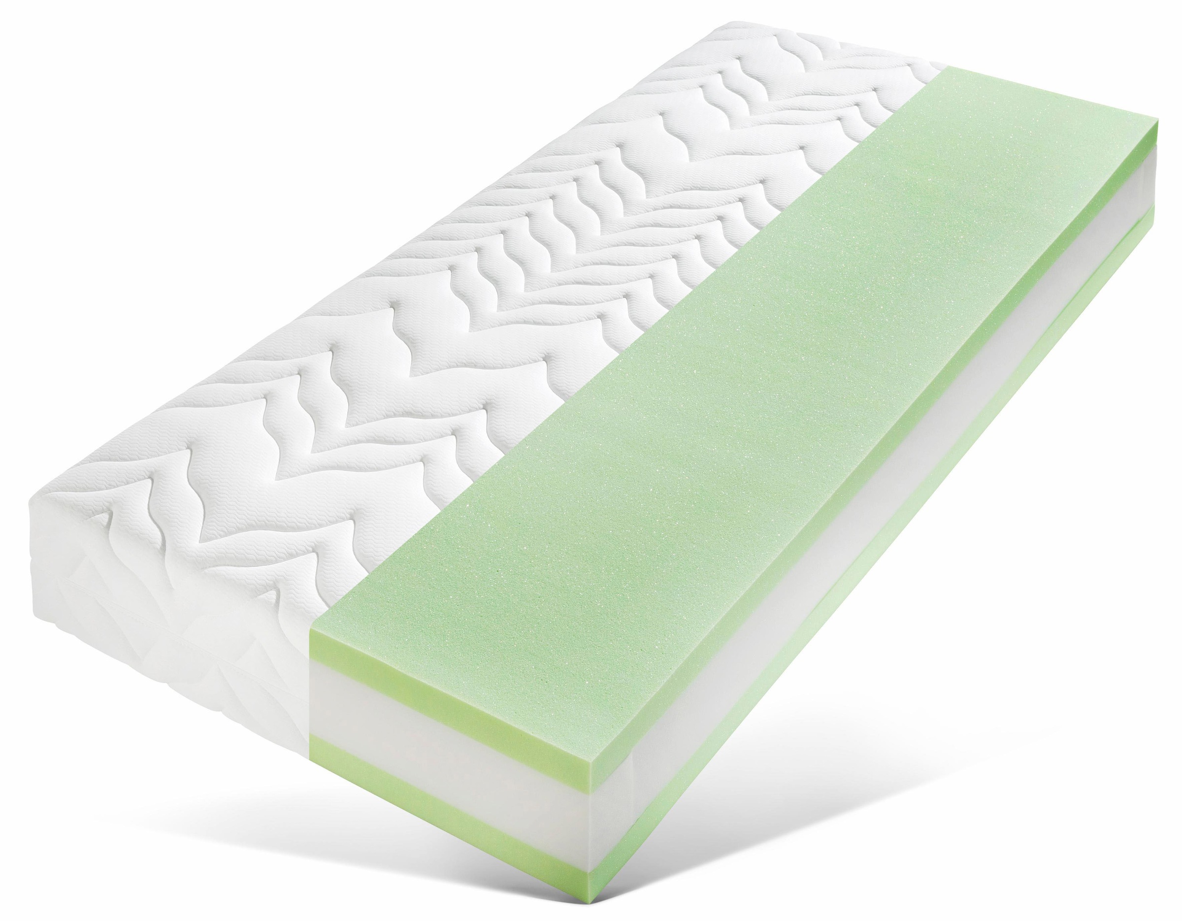 Breckle Northeim Taschenfederkernmatratze »First Class Matratze - mit besonders hoher Federnanzahl für eine ideale Druckentlastung durch die Matratze«, 25 cm hoch, 1000 Federn, (1 St.), 7-Zonen Taschenfederkern