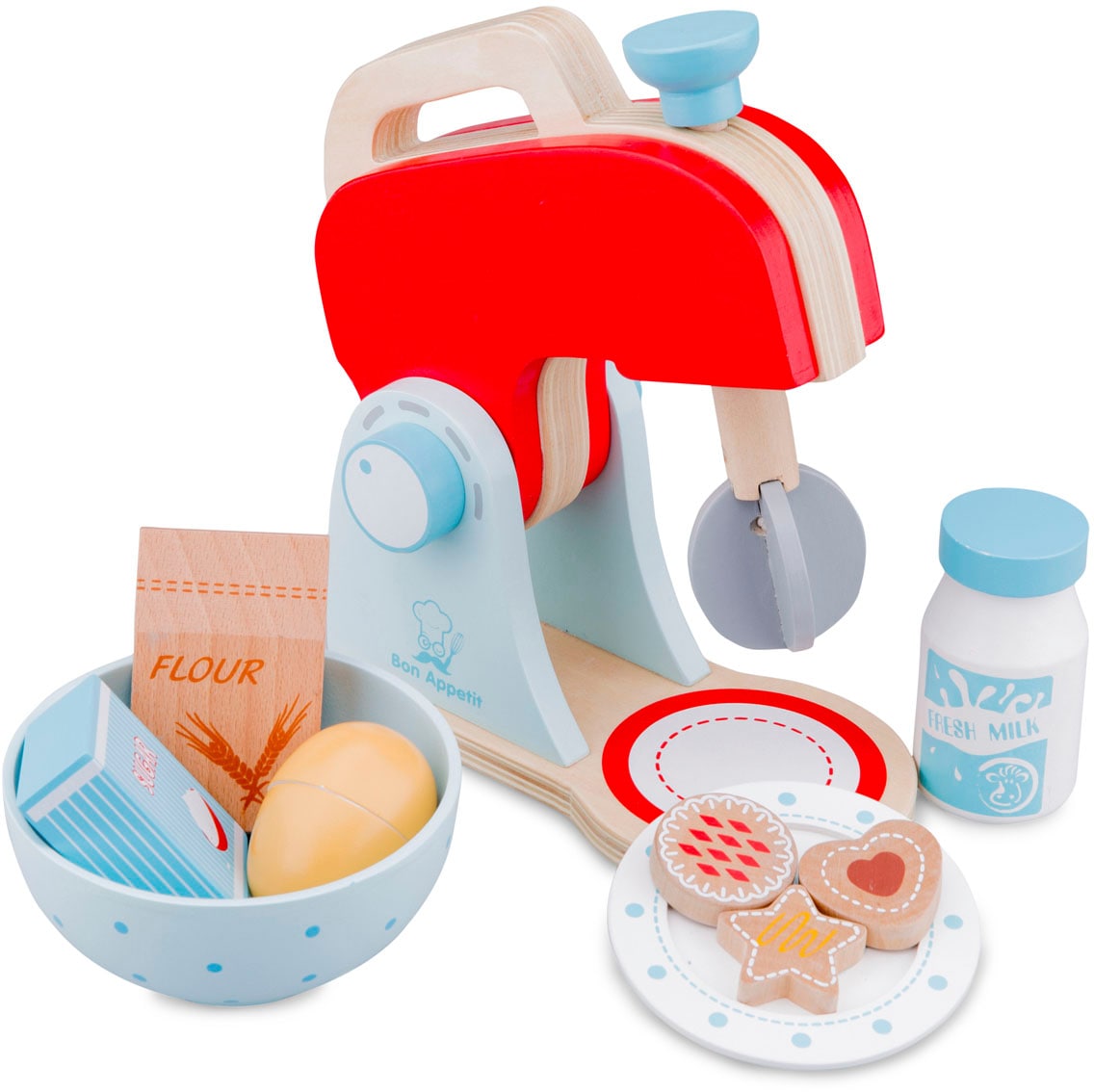 New Classic Toys® Kinder-Rührgerät »Holzspielzeug, Bon Appetit - Spielzeug-Mixer«
