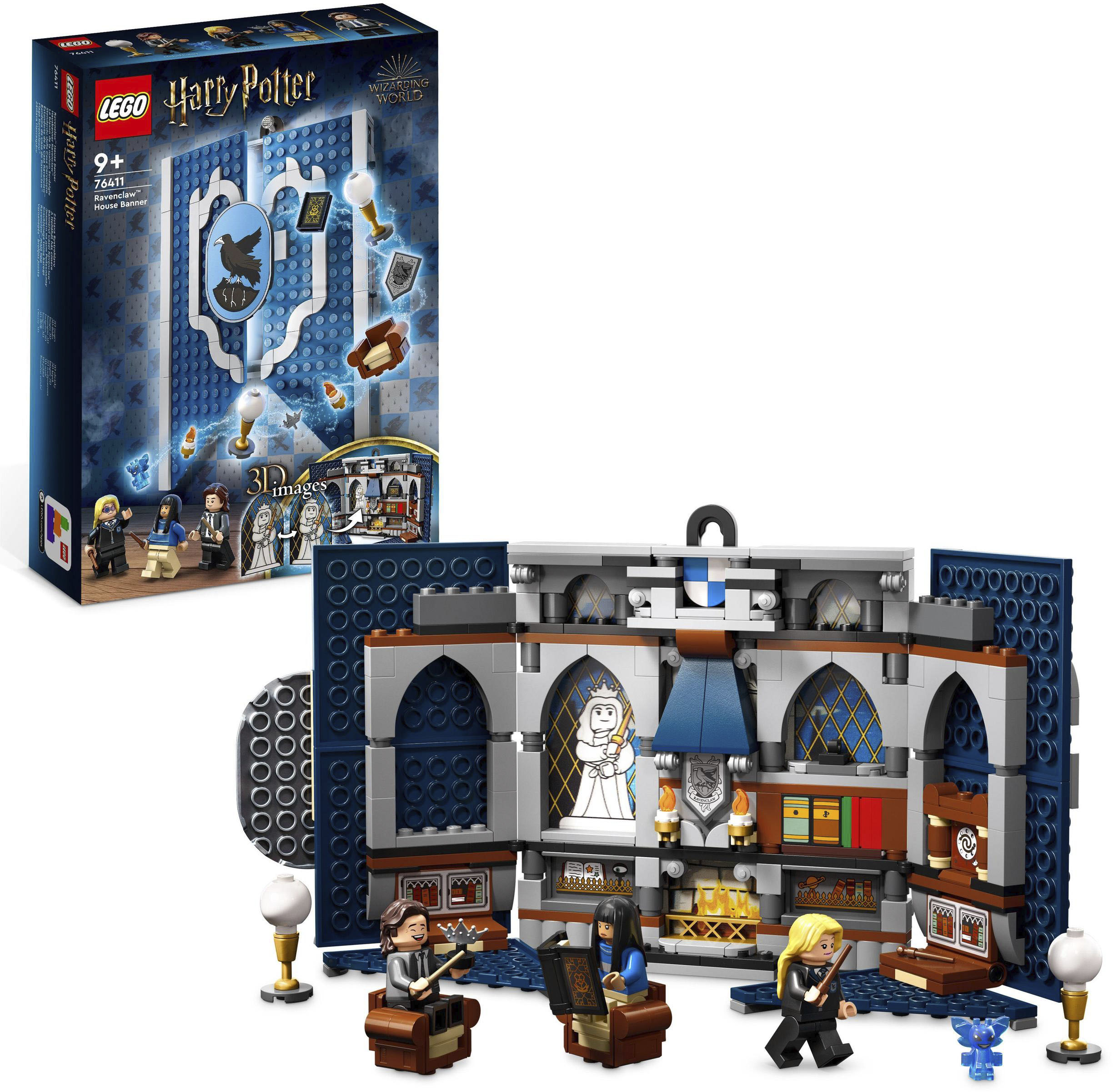 LEGO® Konstruktionsspielsteine »Hausbanner Ravenclaw (76411), LEGO® Harry Potter«, (305 St.)