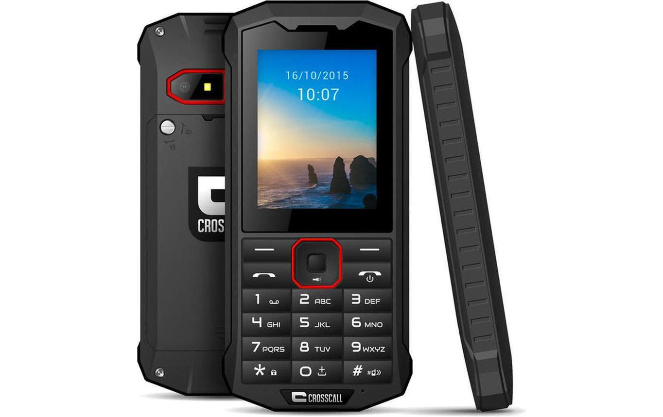 CROSSCALL Handy »Feature Phones Spider-X4«, schwarz, 6,1 cm/2,4 Zoll, 2 MP Kamera