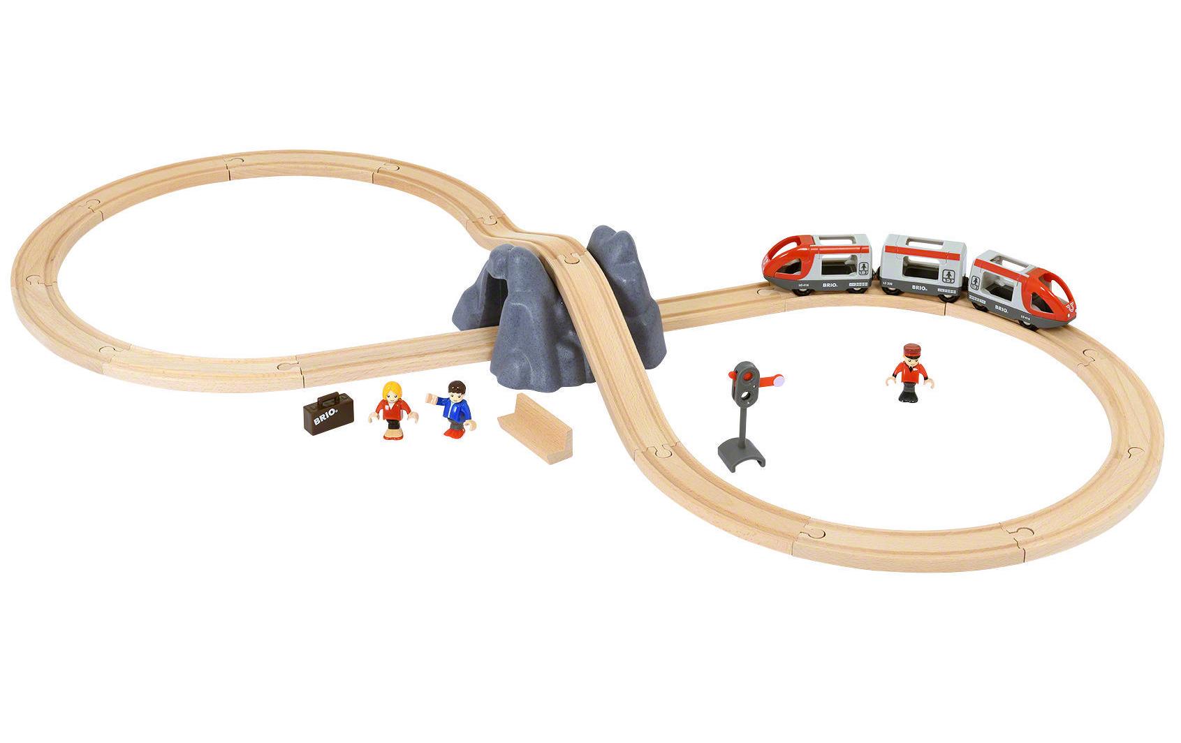 BRIO® Spielzeugeisenbahn-Erweiterung »BRIO® WORLD Eisenbahn Starter Set A«, (Set), mit Spielzeugeisenbahn