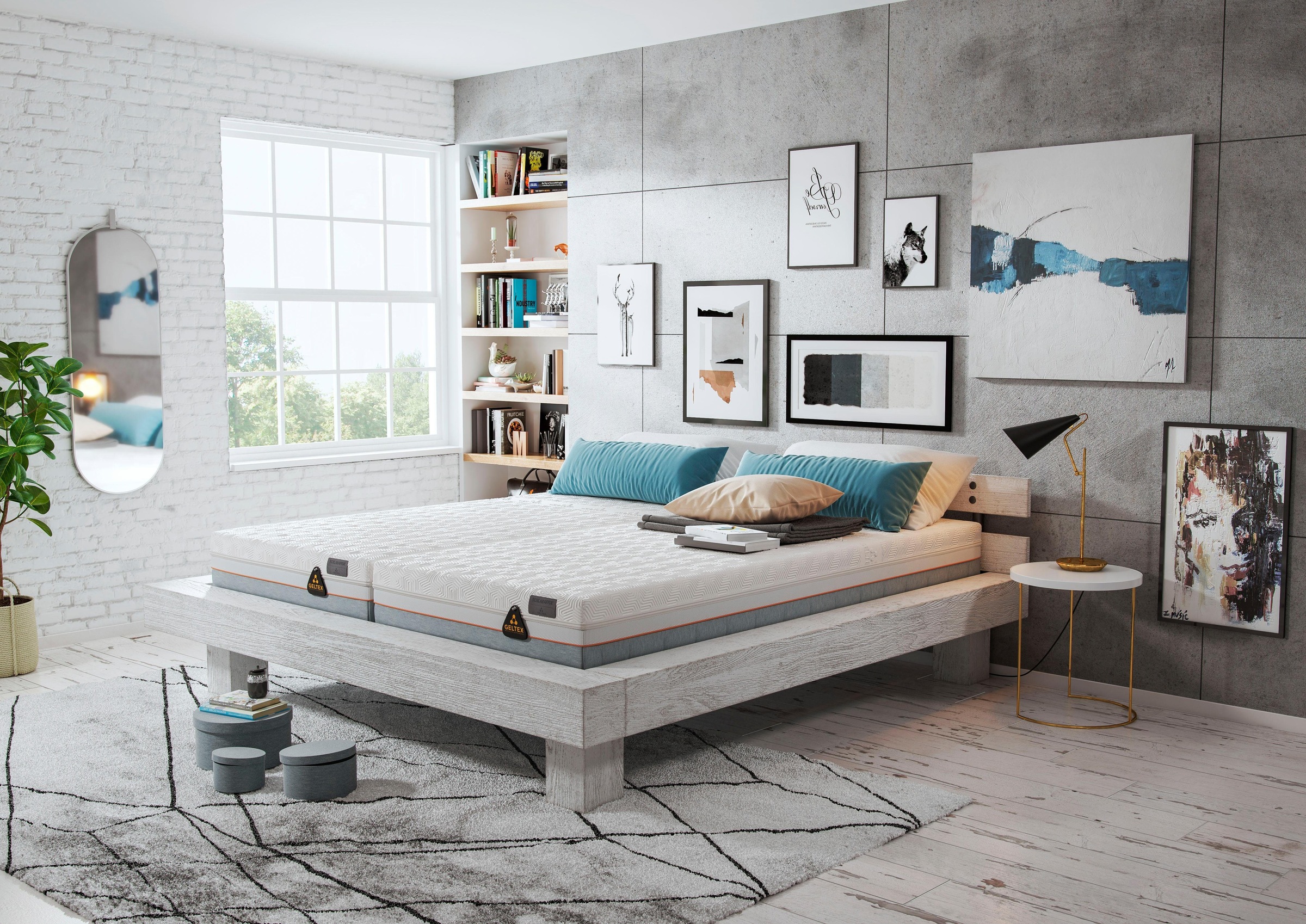 Schlaraffia Gelschaummatratze »GELTEX® Quantum Touch 240 TFK«, 24 cm cm hoch, Raumgewicht: 45 kg/m³, 420 Federn, (1 St.), Matratze in diversen Grössen und Härtegraden, komfortable Matratze