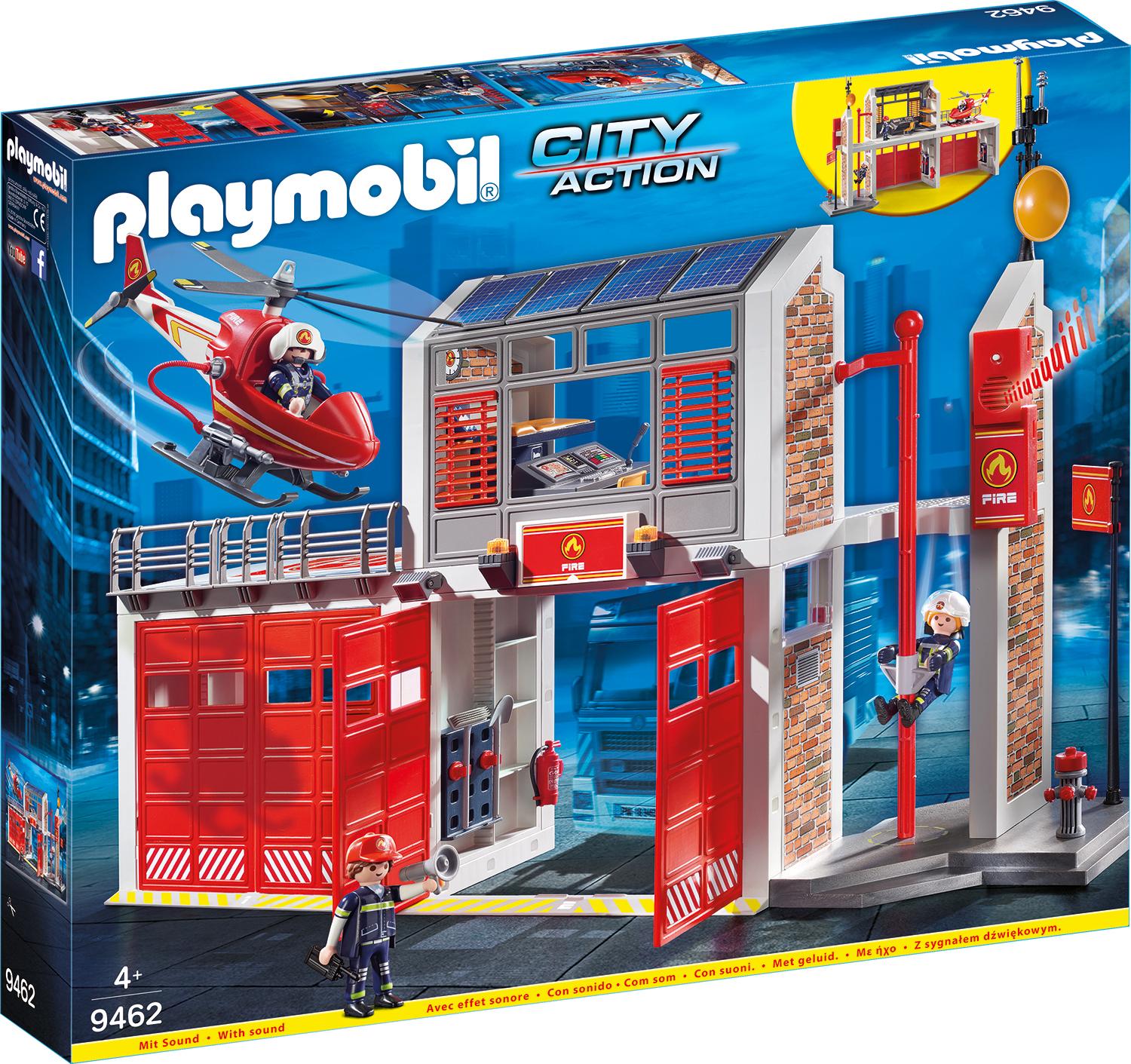 Playmobil® Konstruktions-Spielset »Grosse Feuerwache (9462), City Action«, Made in Germany