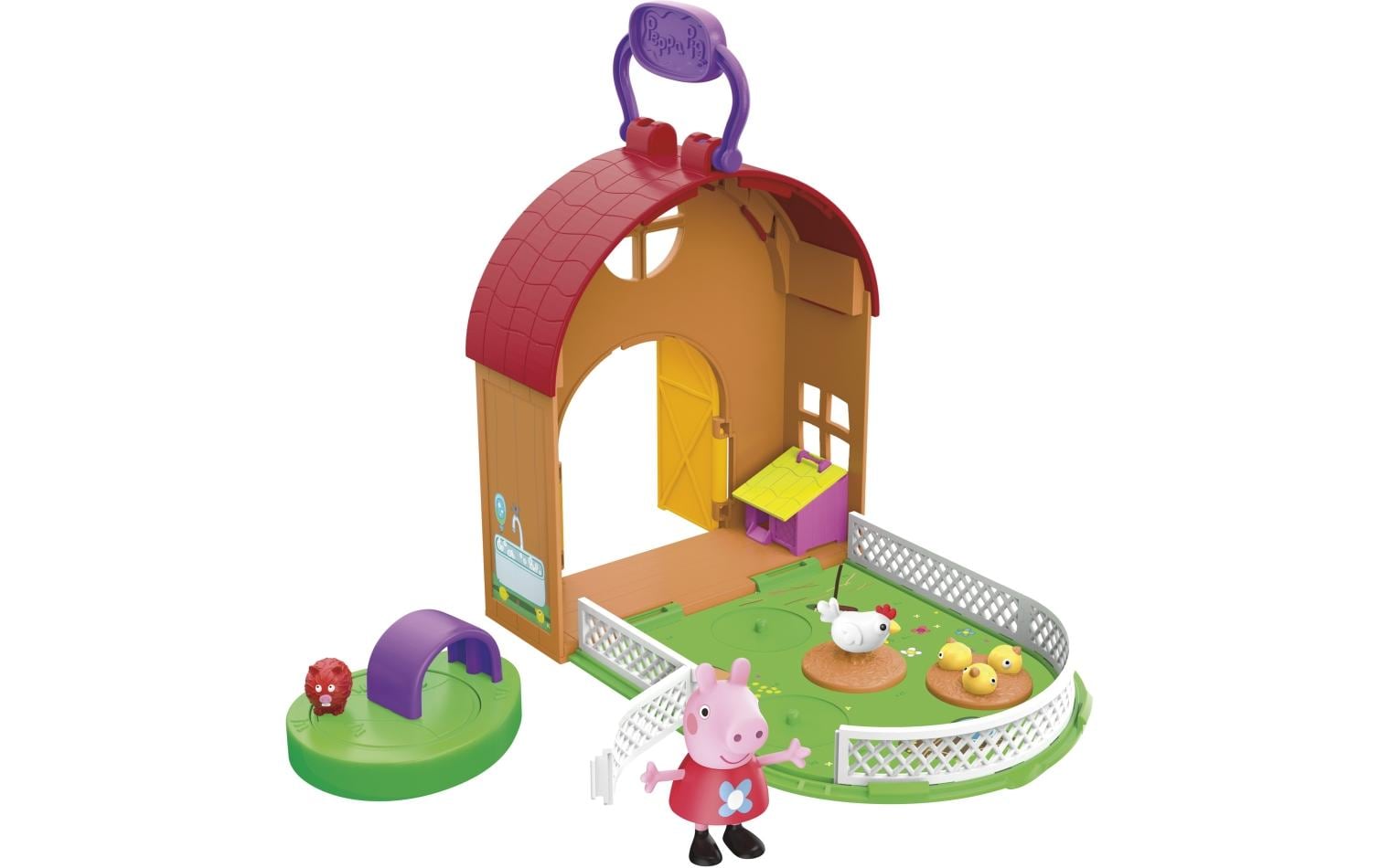 Hasbro Spielfigur »Peppa Pig Besuch im Streichelzoo«