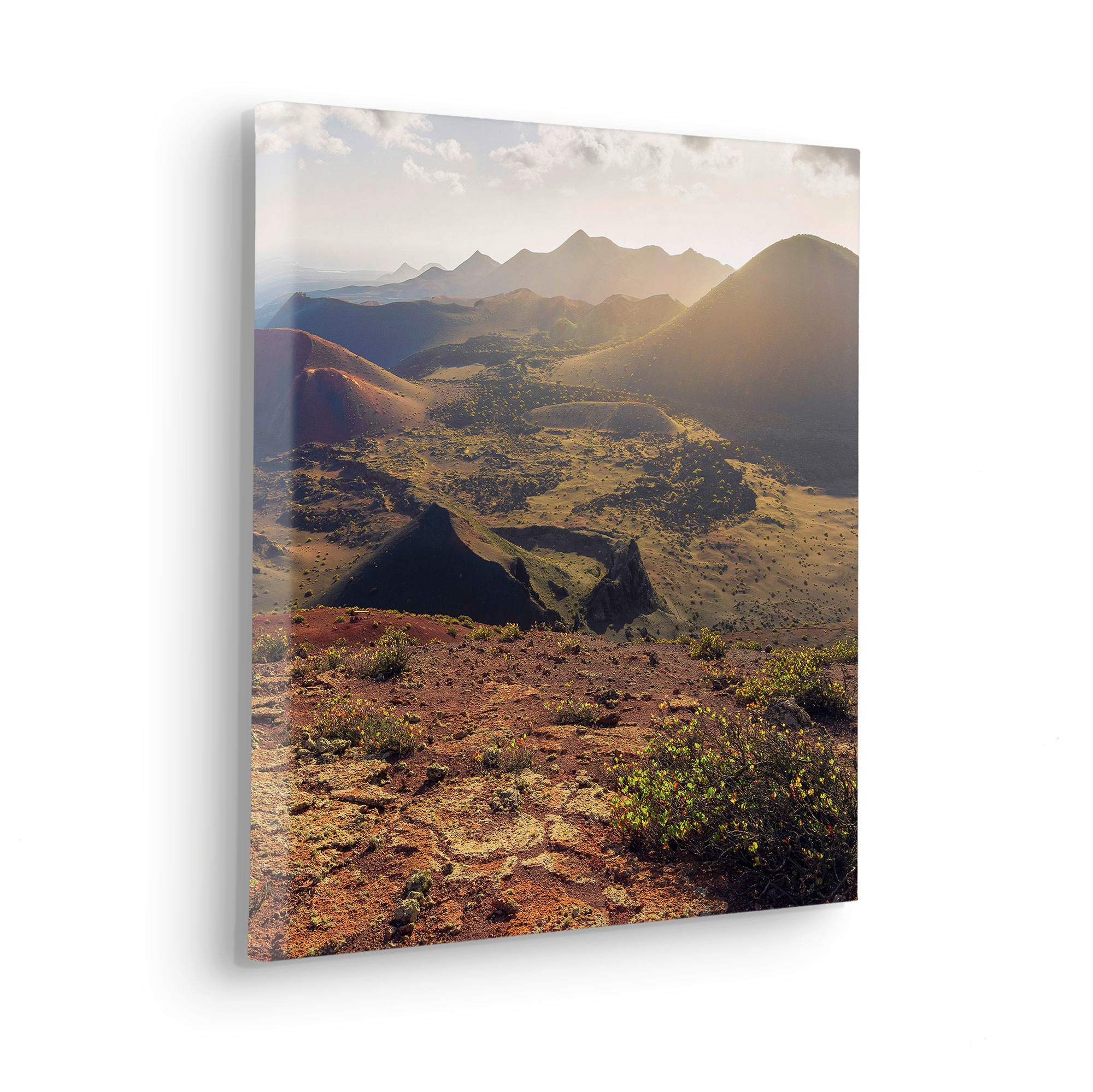 Komar Leinwandbild »Keilrahmenbild - Coloured Earth - Grösse 40 x 40 cm«, Baum-Blätter-Natur-Berge-Blumen-Foto-Jahreszeiten-Landschaft-Meer-Strand-Palmen, (Packung, 1 St.), Deutsches Qualitätsvlies (155 g/m²)