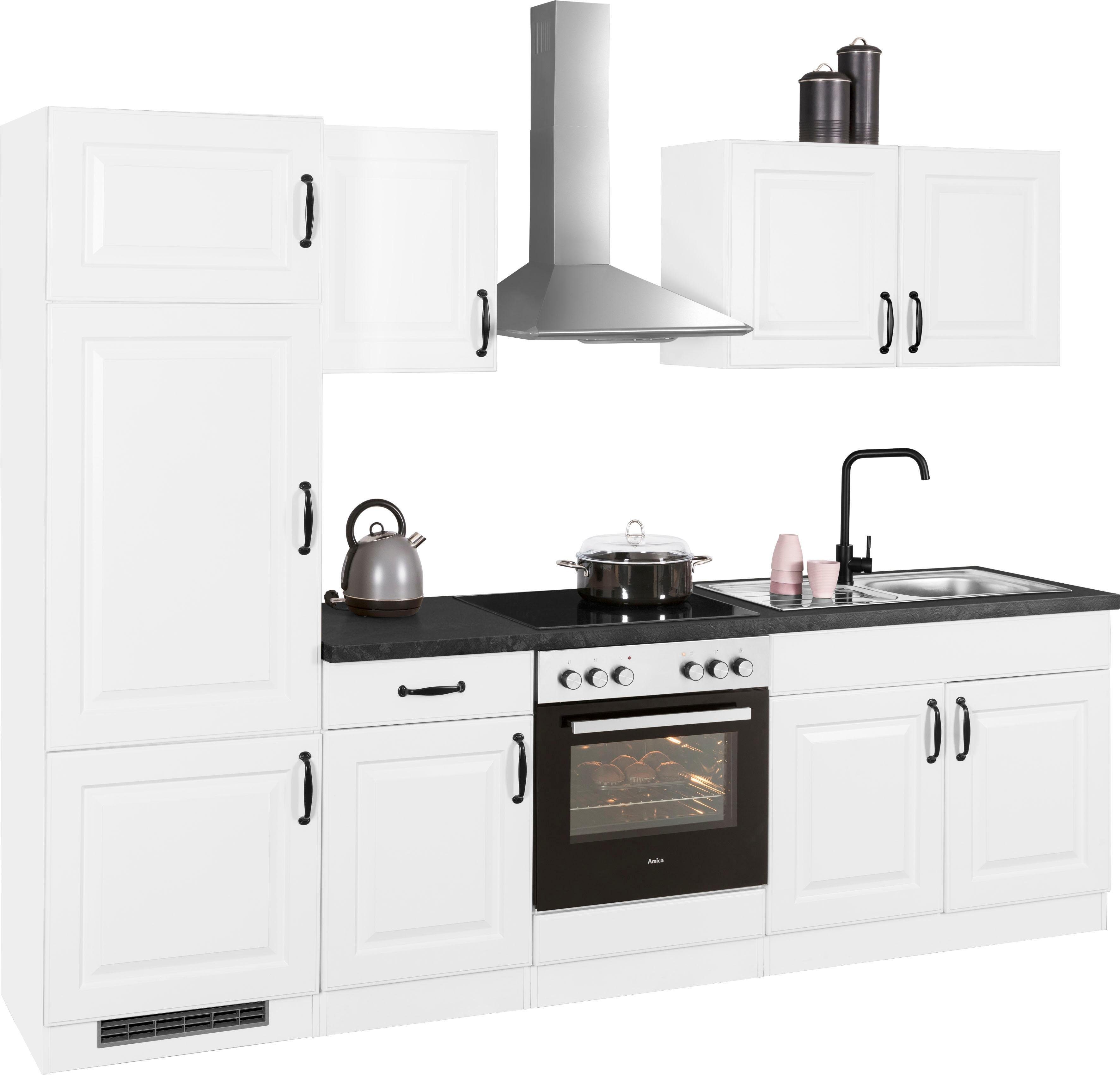 wiho Küchen Küchenzeile »Erla«, ohne E-Geräte, Breite 270 cm