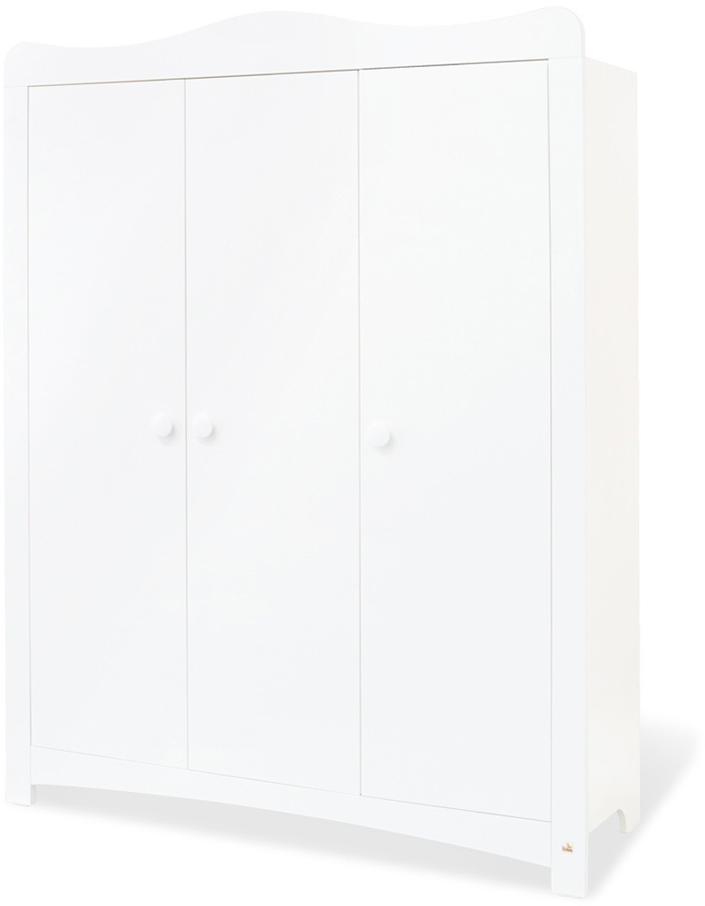 Pinolino® Babyzimmer-Komplettset »Florentina«, (Set, 4 St., Kinderbett, Wickelkommode, Regalaufsatz, Kleiderschrank), breit gross mit Regalaufsatz; mit Kinderbett, Schrank und Wickelkommode