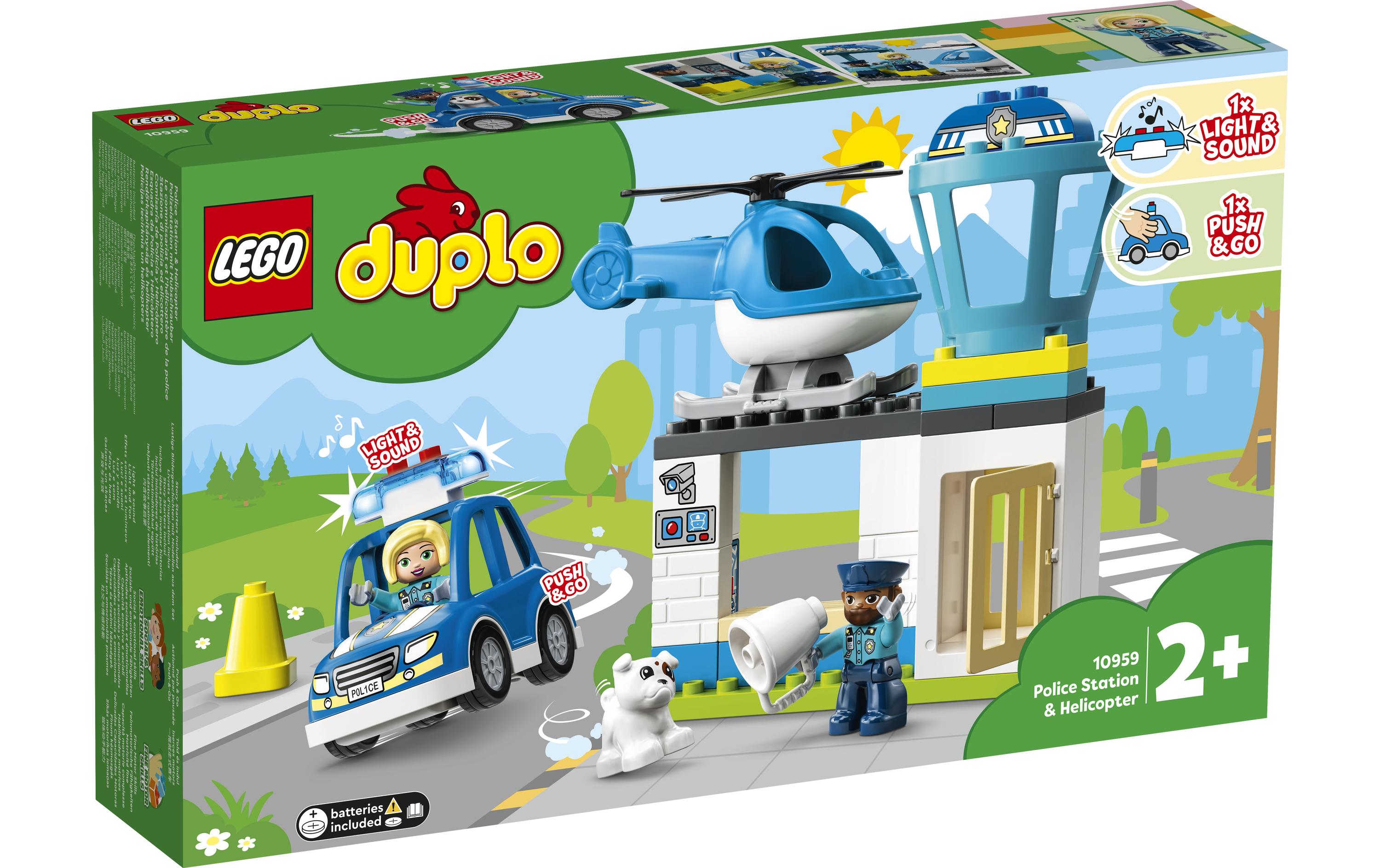 LEGO® Spielbausteine »LEGO DUPLO Polizeistation mit Hub«, (40 St.)