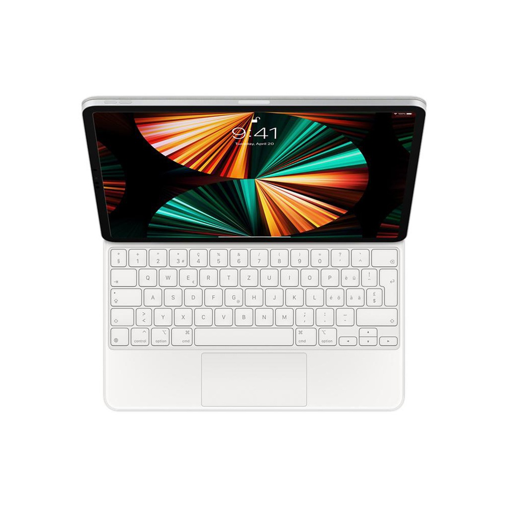 Apple Tablet-Hülle »Apple Magic Keyboard for 12.9-inch CH White«, iPad Pro 12,9' (2018)-iPad Pro 12,9' (4. Generation)-IPad Pro 12,9' (5. Generation)-iPad Pro 12.9', 32,8 cm (12,9 Zoll), MJQL3SM/A