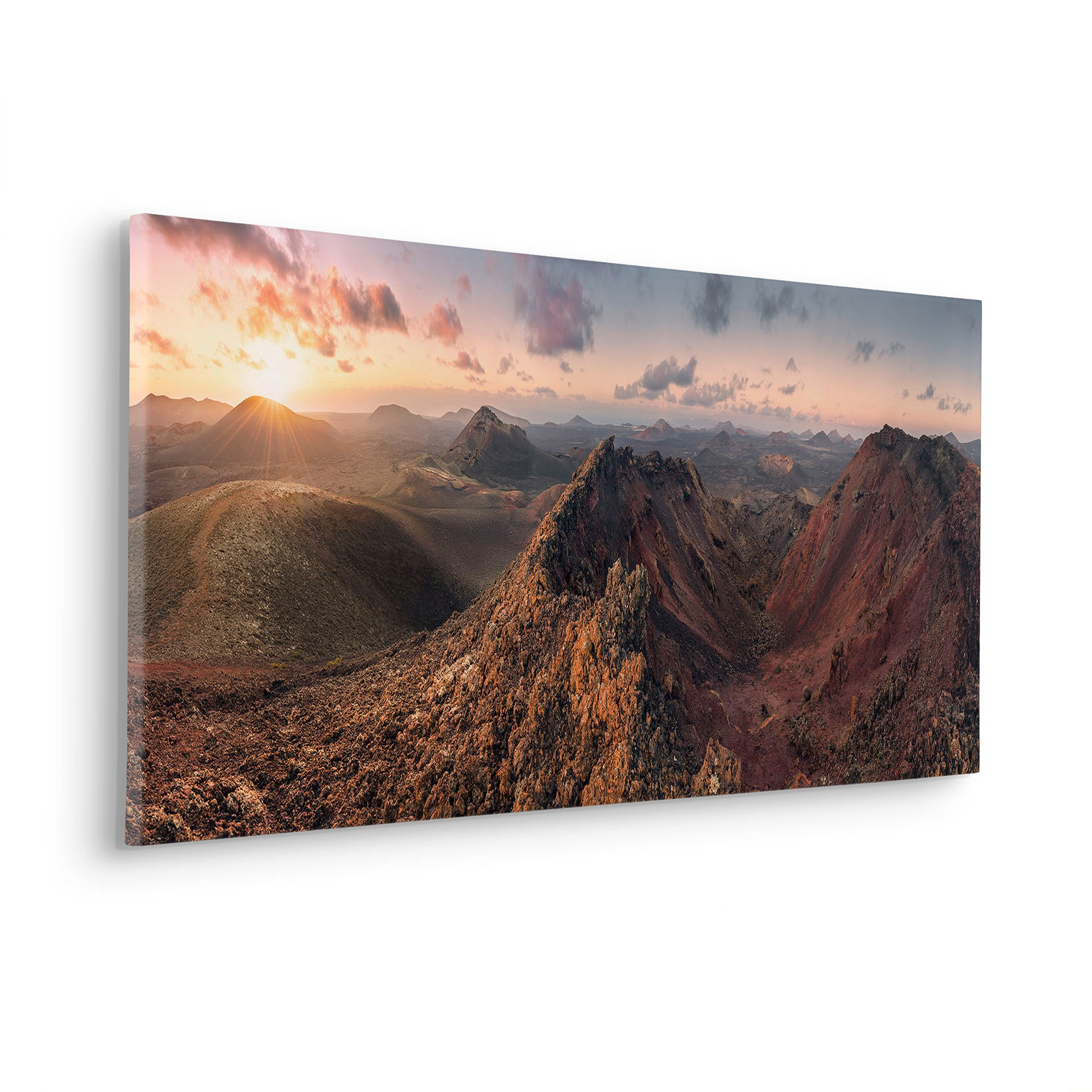 Komar Leinwandbild »Keilrahmenbild - Primeval Days - Grösse 90 x 40 cm«, Baum-Blätter-Natur-Berge-Blumen-Foto-Jahreszeiten-Landschaft-Meer-Strand-Palmen, (Packung, 1 St.), Deutsches Qualitätsvlies (155 g/m²)
