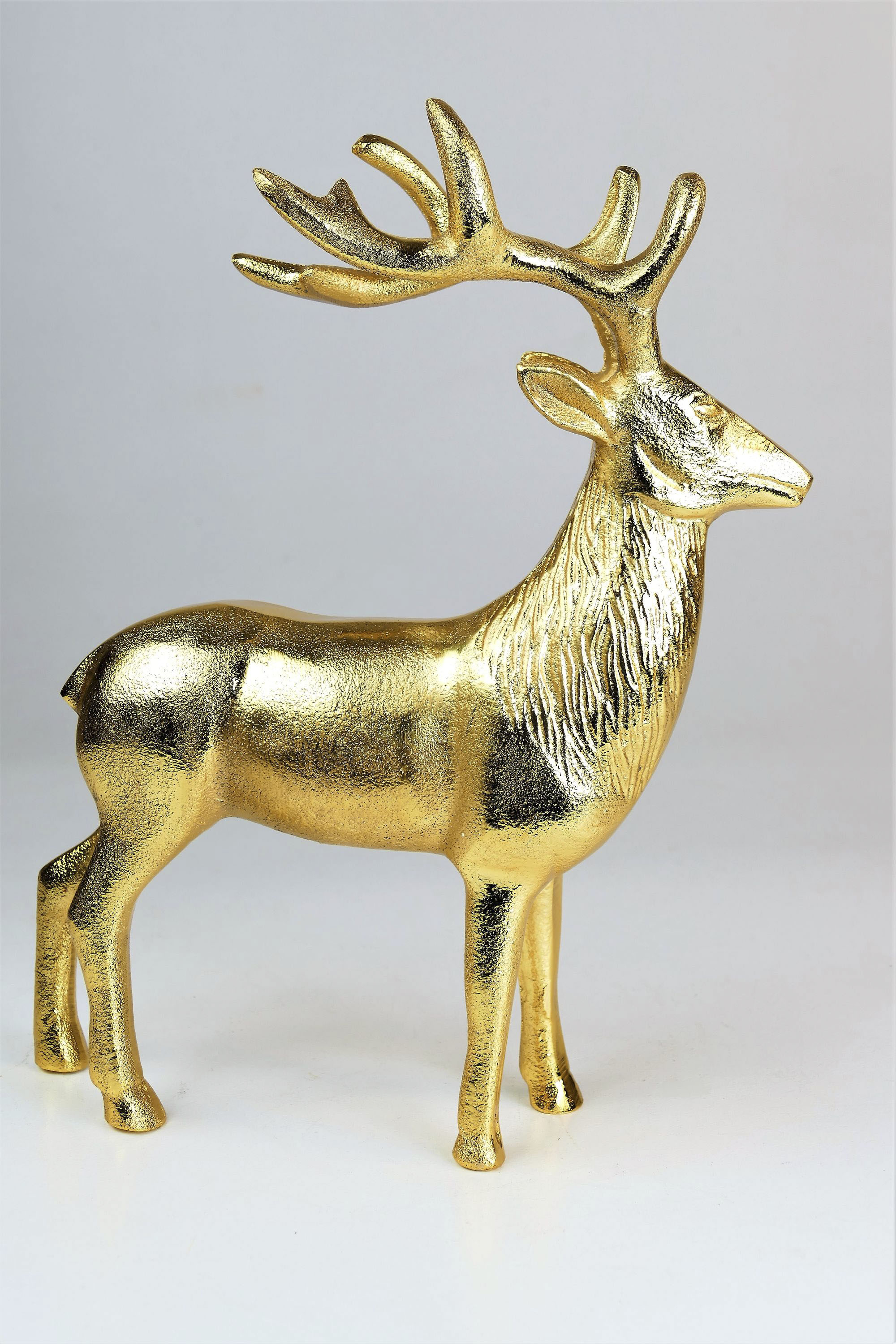 ARTRA Dekofigur »Hirschfigur 'Rudolph'«, in Gold, Tischdeko, Gastgeschenke