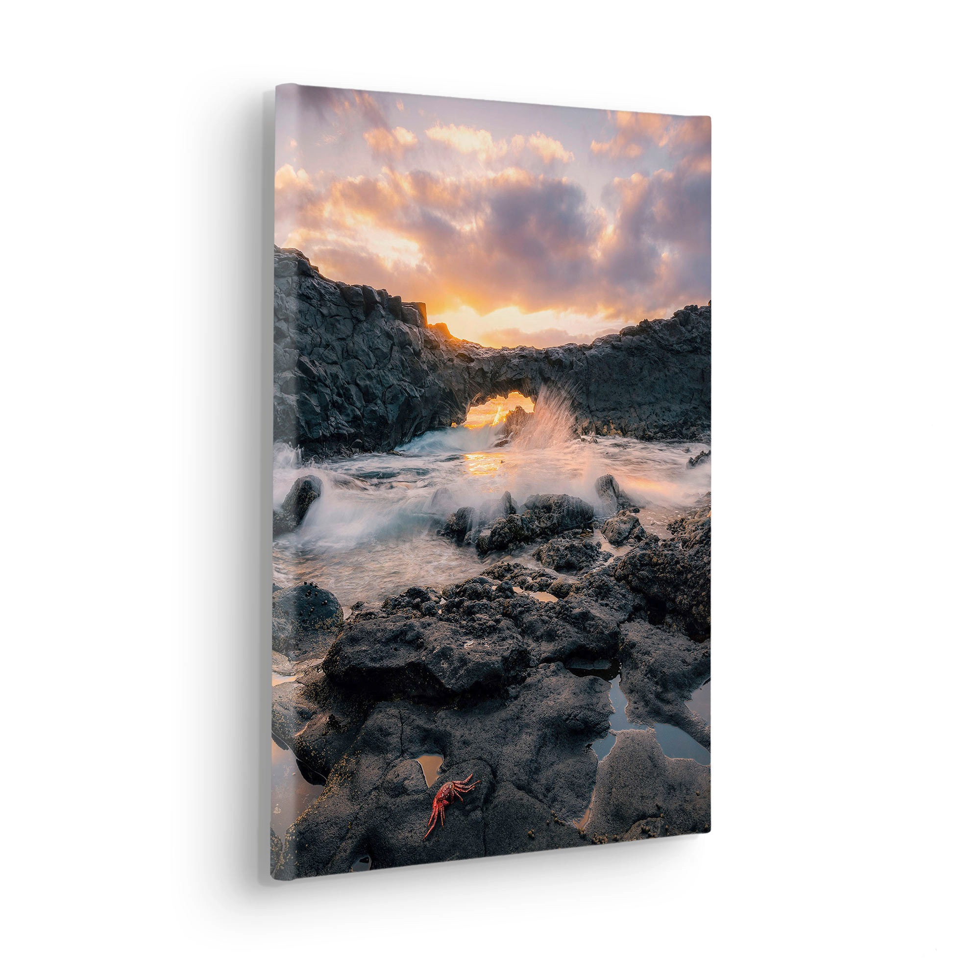 Komar Leinwandbild »Keilrahmenbild - Golden Eye - Grösse 30 x 40 cm«, Baum-Blätter-Natur-Berge-Blumen-Foto-Jahreszeiten-Landschaft-Meer-Strand-Palmen, (Packung, 1 St.), Deutsches Qualitätsvlies (155 g/m²)