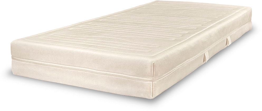 Baumberger Naturmatratze »Ergozone mit Bio-Nickisteppbezug«, 16 cm hoch, (1 St.), 7-Zonen-100% Naturlatex-Matratze«, nach QUL Richtlinien streng Schadstoff geprüft, GOTS zertifizierter Bezug