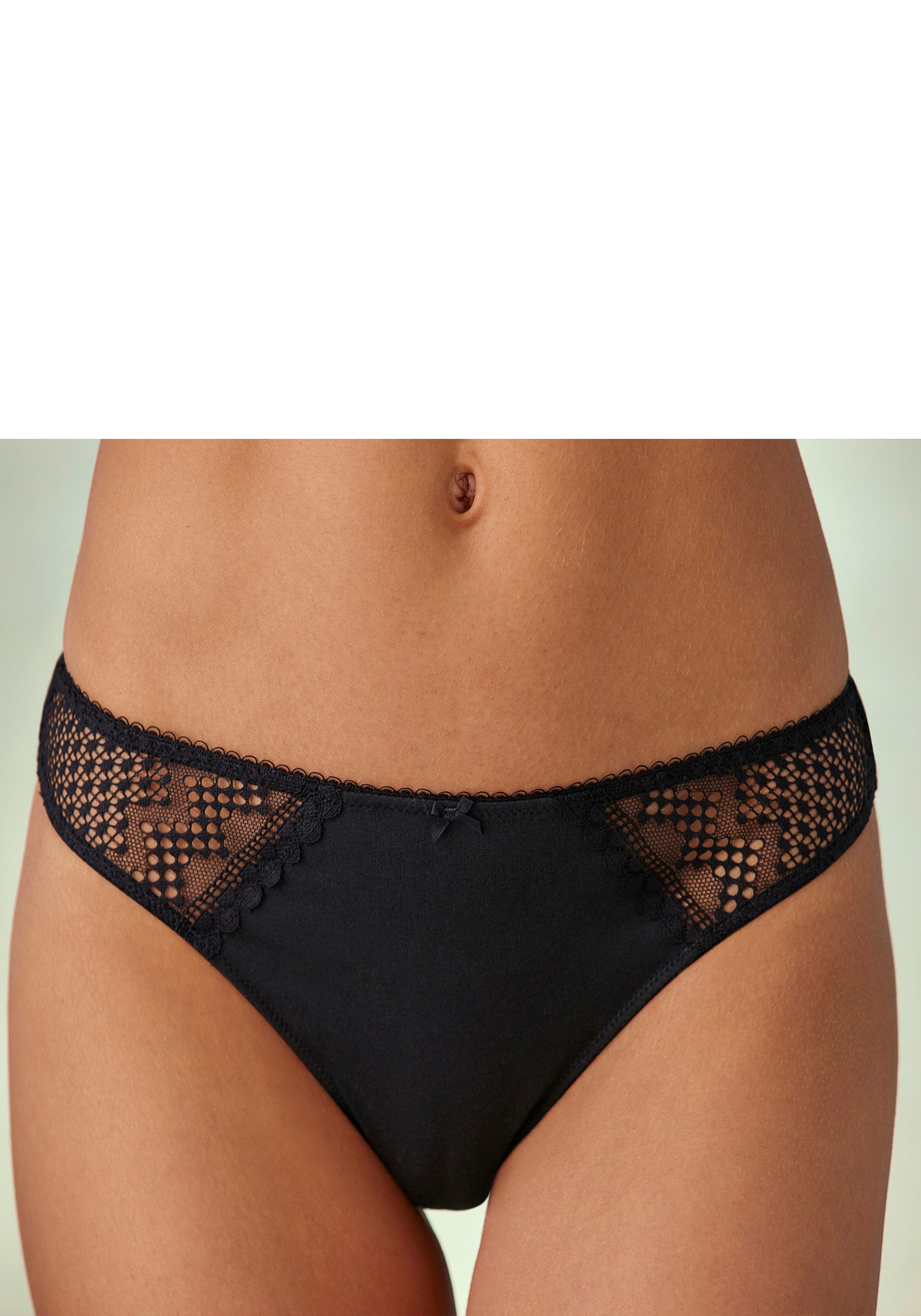 LASCANA String, aus Bio-Baumwolle