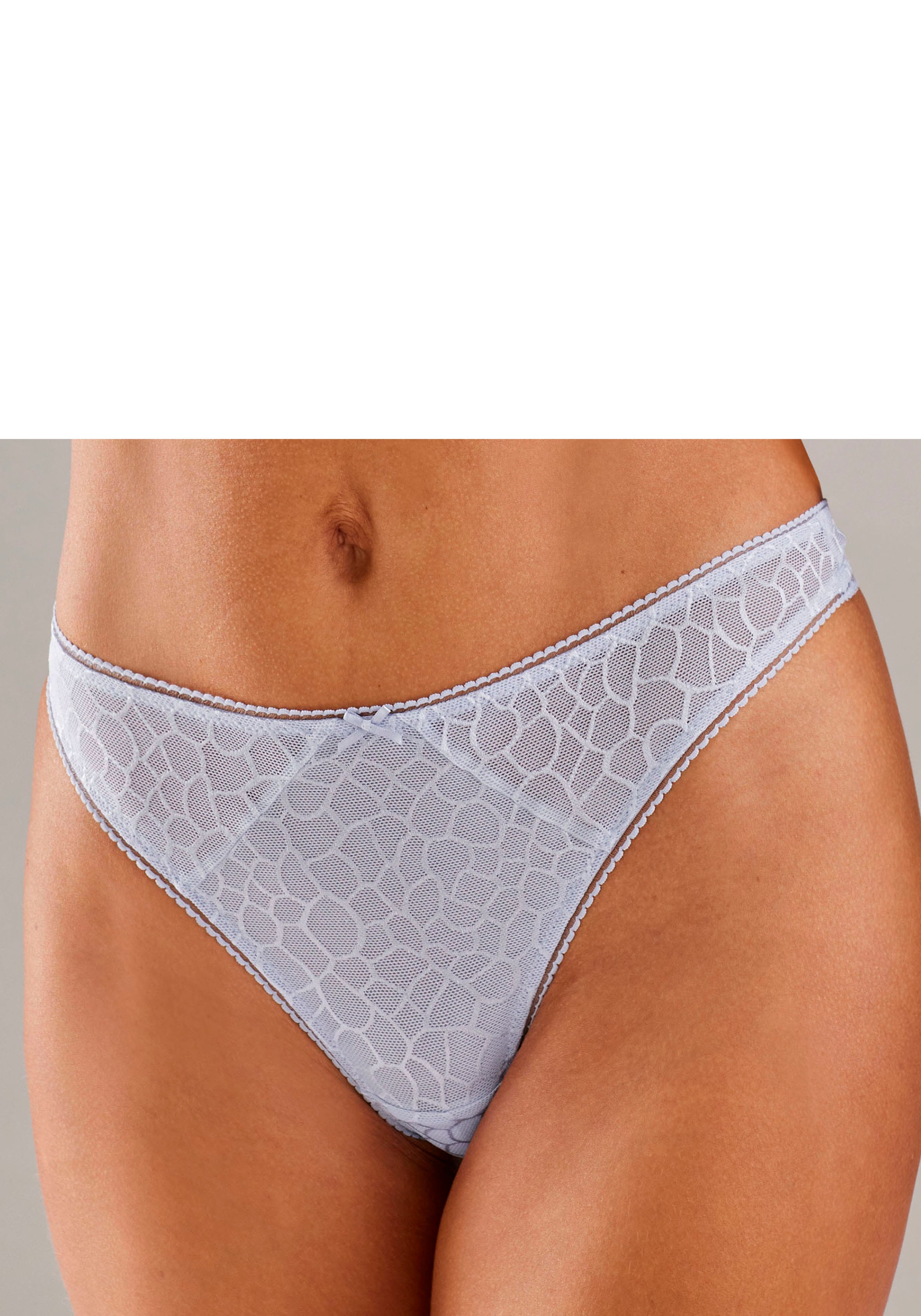 LASCANA String »Chiara«, in graphischem Netz-Muster