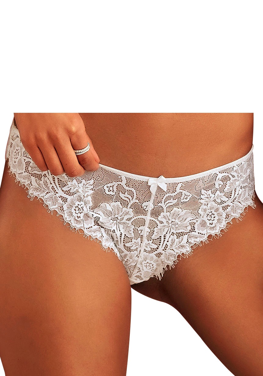 LASCANA String, aus Spitze, die anteilig recyceltes Polyamid enthält