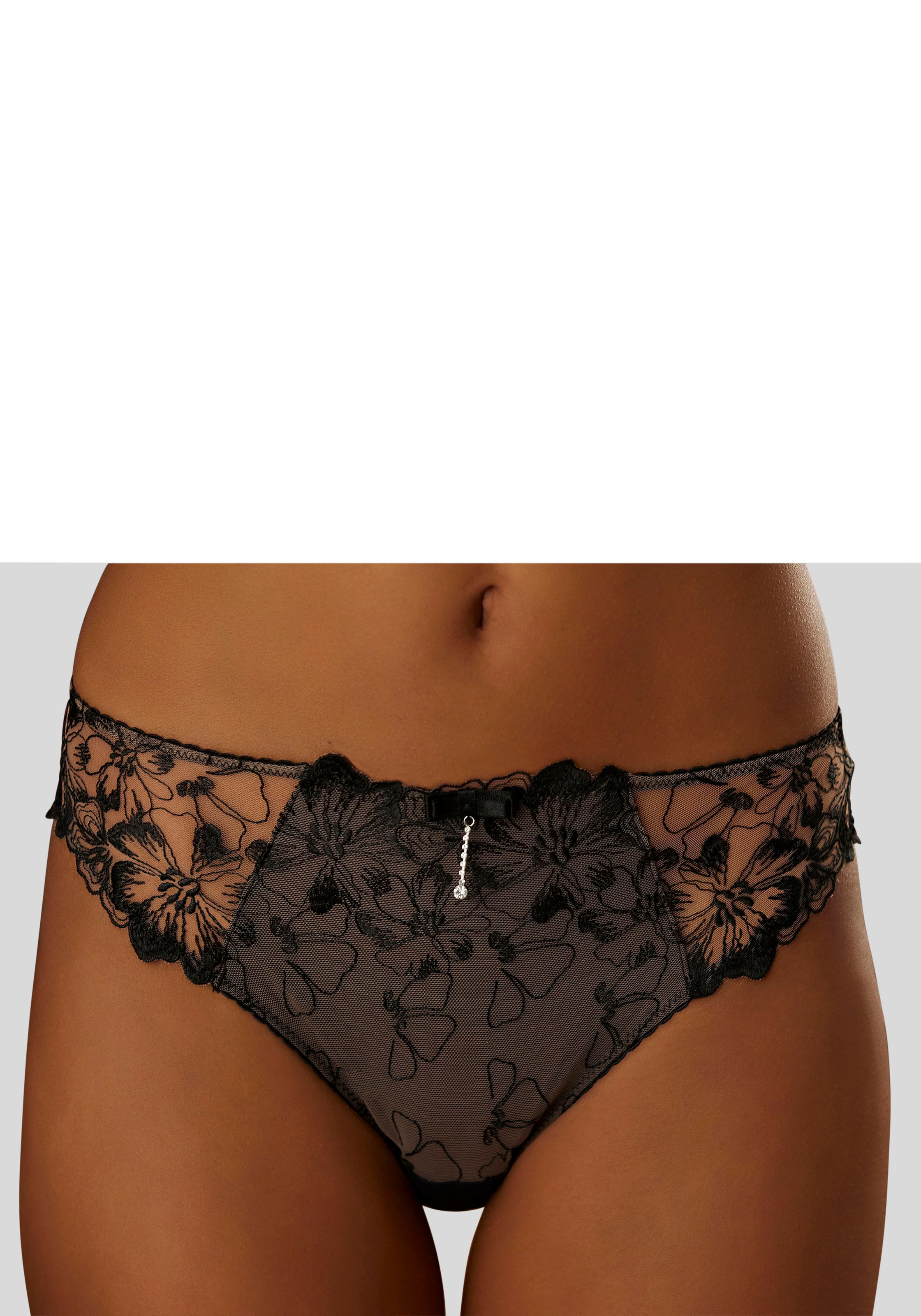 JETTE Tanga, in einzigartigem Blumen-Design