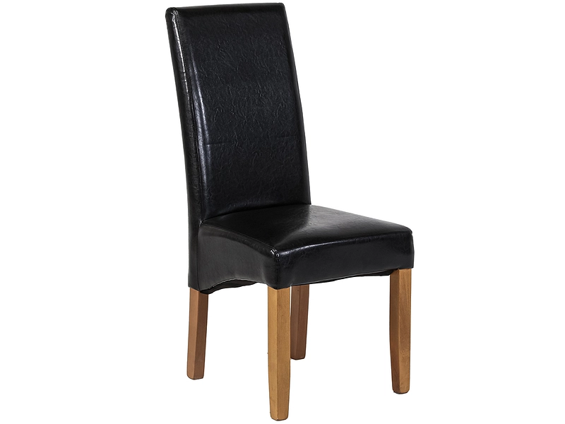 Stuhl BERTRAND Synthetisches Leder schwarz