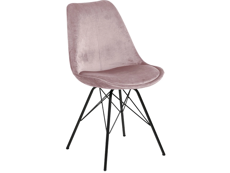 Stuhl ERIS Samt rosa