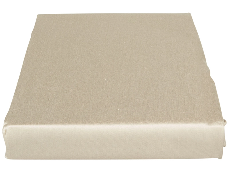Fixleintuch SATIN LOTUS 180x200cm taupe