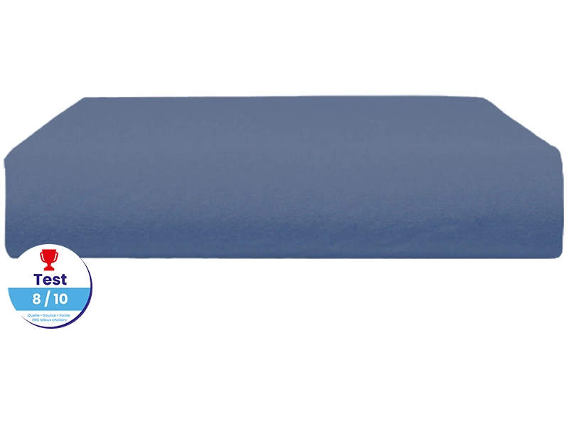 Fixleintuch DH JERSEY PEIGNE 120x200cm blau