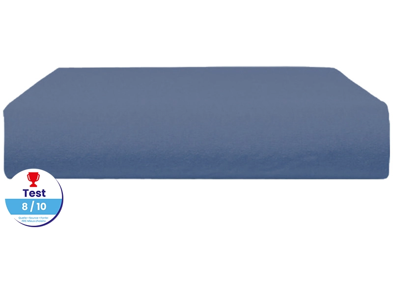 Fixleintuch DH JERSEY PEIGNE 180x200cm blau