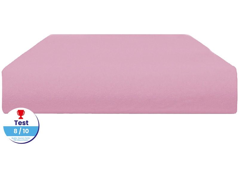 Fixleintuch DH JERSEY PEIGNE 120x200cm rosa