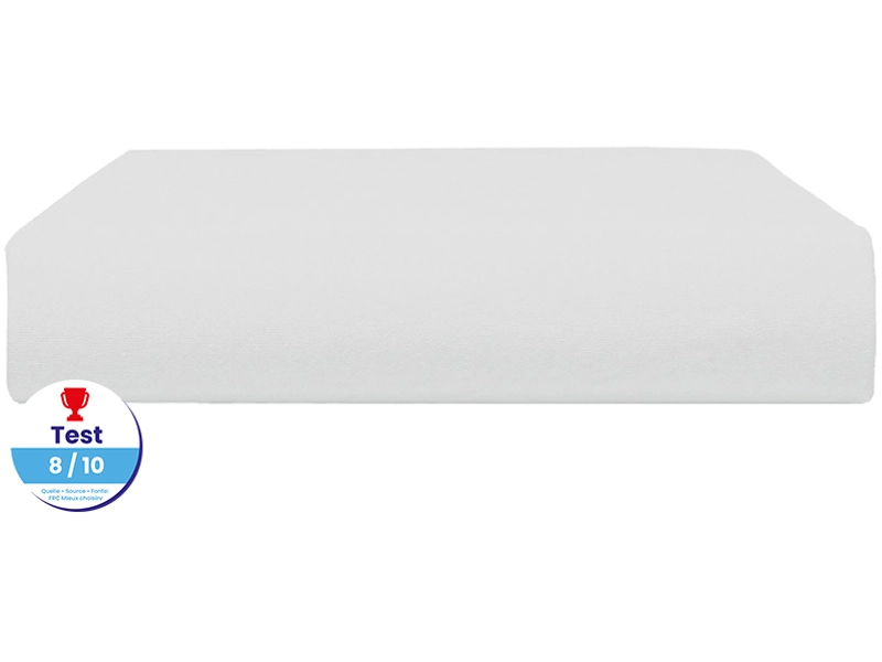 Fixleintuch DH JERSEY PEIGNE 120x200cm weiss