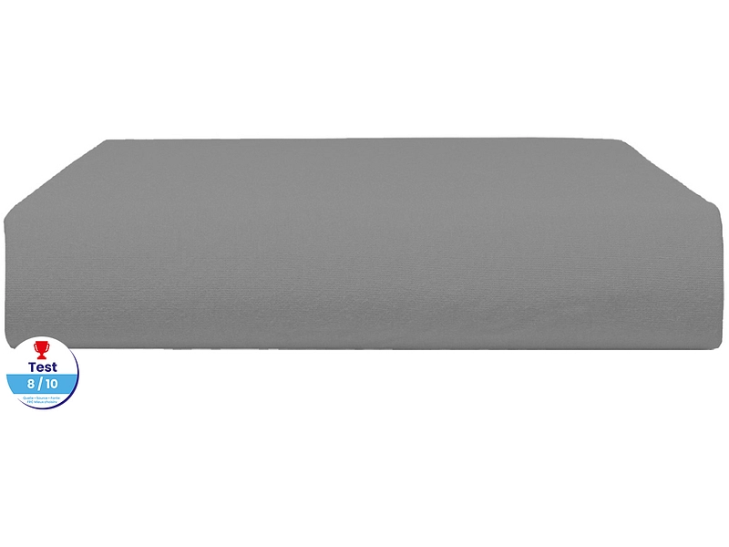 Fixleintuch DH JERSEY PEIGNE 90x200cm grau