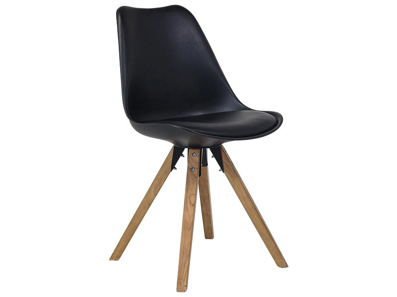 Stuhl FOXTROT 2 Synthetisches Leder schwarz